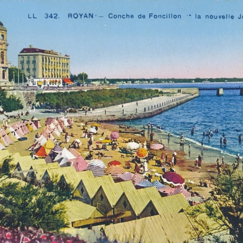 AK, Royan, Conche de Foncillon , Frankreich (S623)