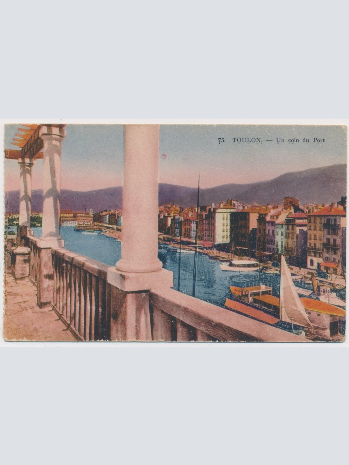 AK, Toulon - Un coin du Port , Frankreich (S624)