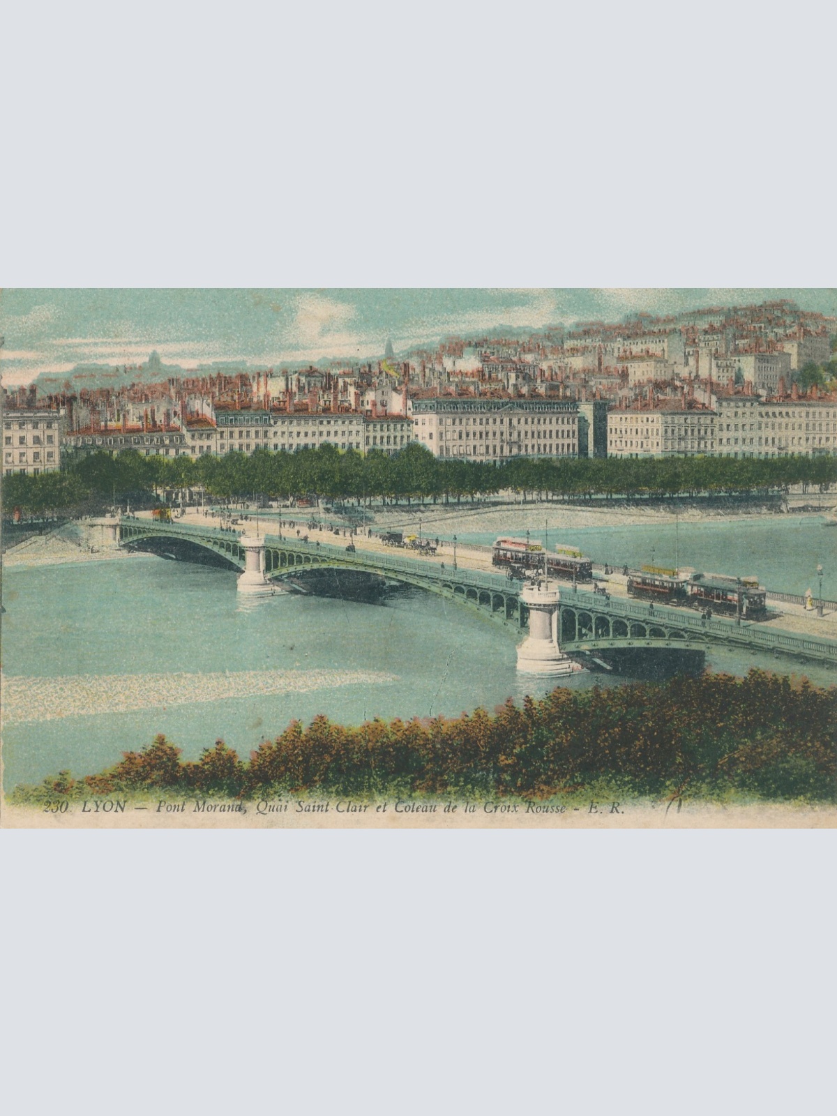 AK, Lyon, Pont Morand, Quai Saint Clair et Coleau de la Croix Rousse (S782)