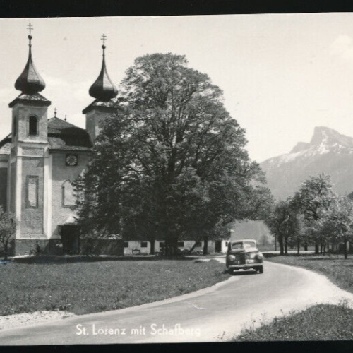 AK aus St. Lorenz mit Schafberg Oberösterreich (4808)