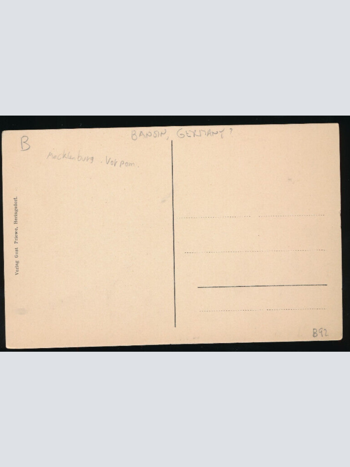AK aus Bansin mit Familienbad Mecklenburg - Vorpommern (4517)