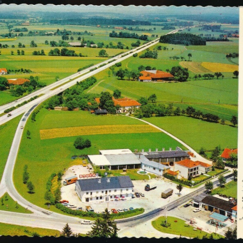 AK aus Sattledt mit Raststätte Sonnenhof Oberösterreich (4754)