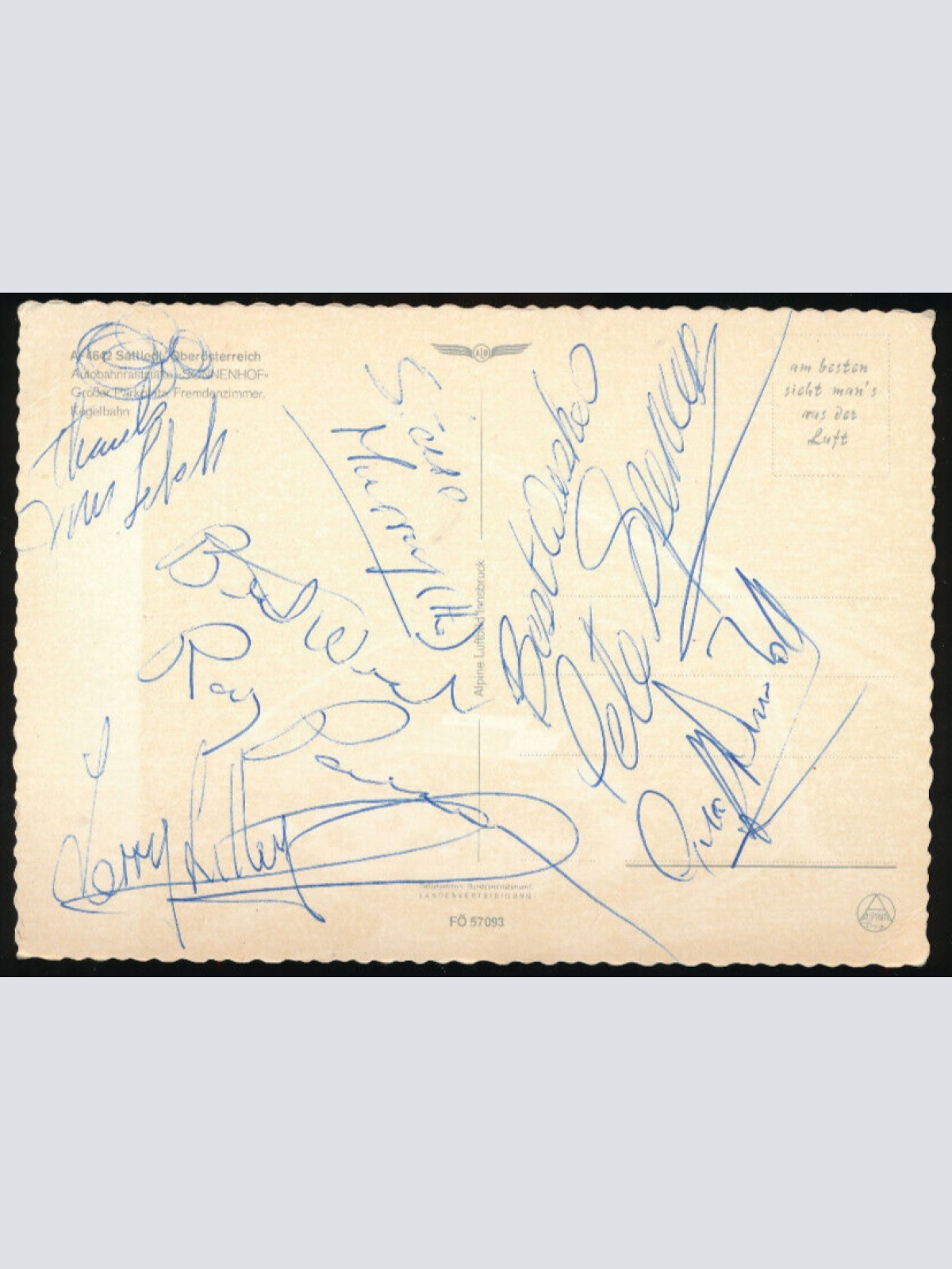 AK aus Sattledt mit Raststätte Sonnenhof Oberösterreich (4754)