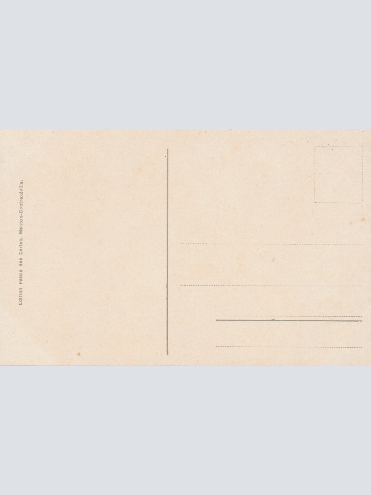 AK, Menton - Une Allee de Palmiers, Frankreich (S761)