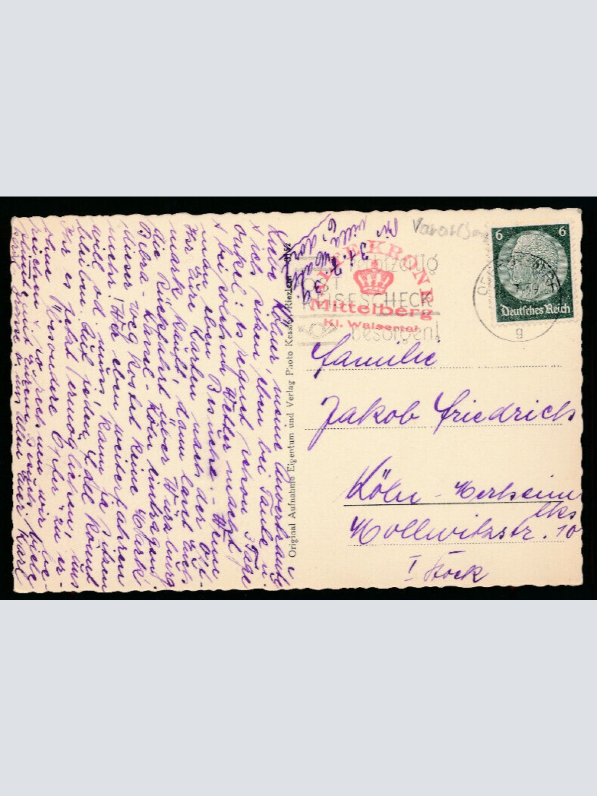 AK aus Mittelberg Vorarlberg (4770)