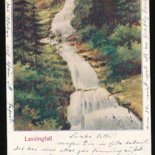 AK vom Lassingfall Niederösterreich (5023)