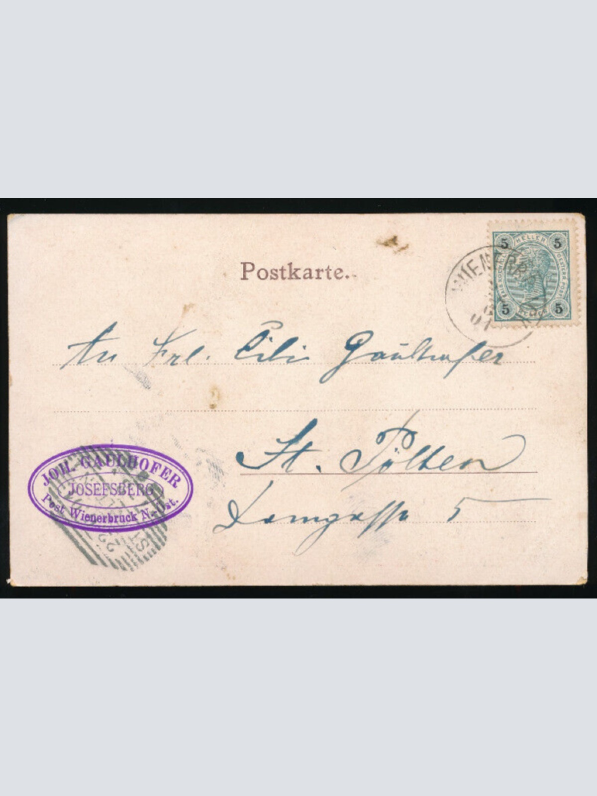 AK vom Lassingfall Niederösterreich (5023)