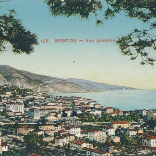 AK, Menton - Vue generale, Frankreich (S764)
