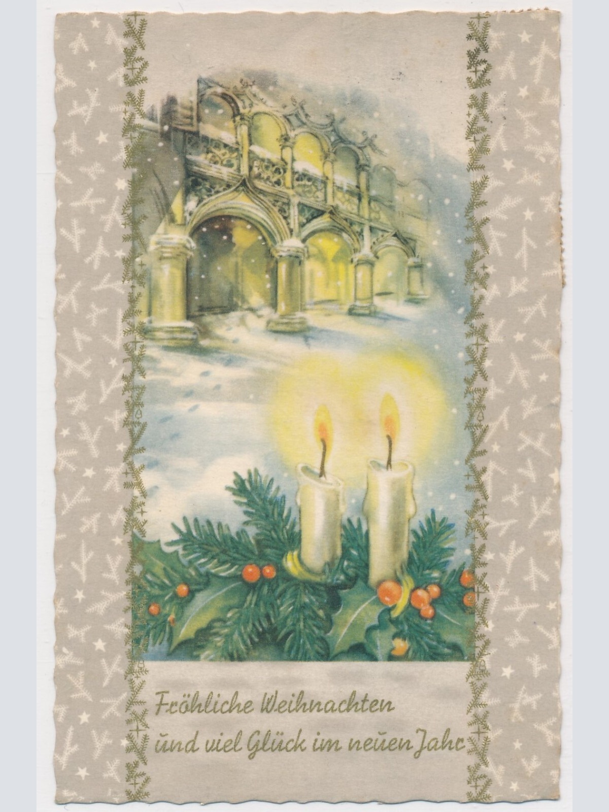 AK, Fröhliche Weihnachten und viel Glück im neuen Jahr (S860)