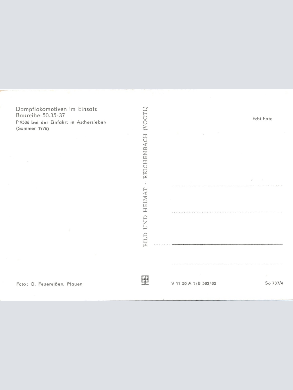 AK, Dampflokomotiven im Einsatz Baureihe 50.35-37, P9536 Einfahrt (S861)