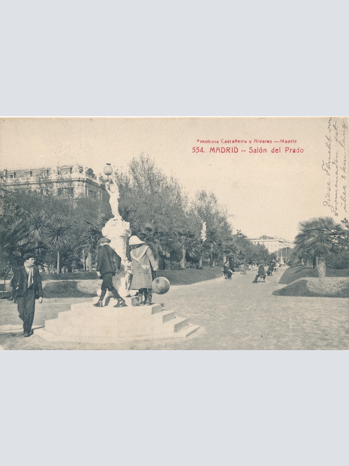 AK, Madrid - Salon del Prado, Spanien (S884)