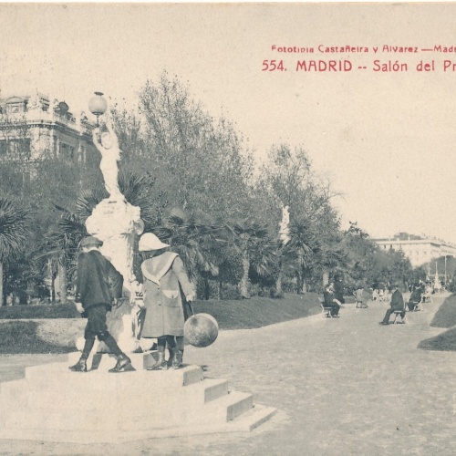 AK, Madrid - Salon del Prado, Spanien (S884)