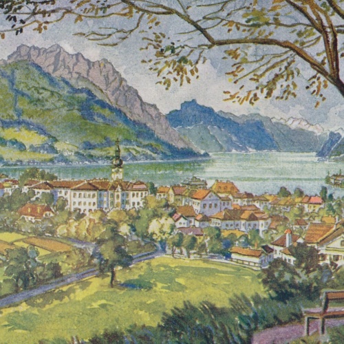 AK, Gesamtansicht von Gmunden, Oberösterreich (S891)