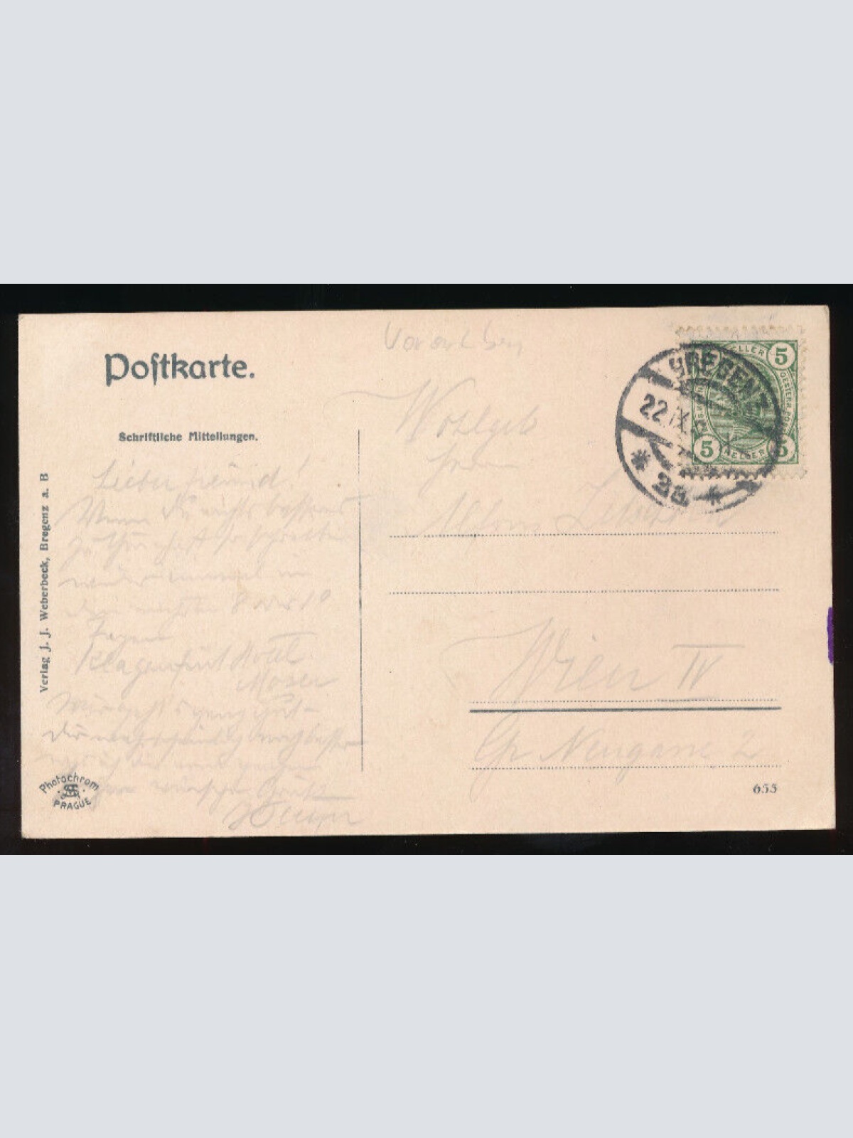 AK aus Bregenz Vorarlberg (5074)