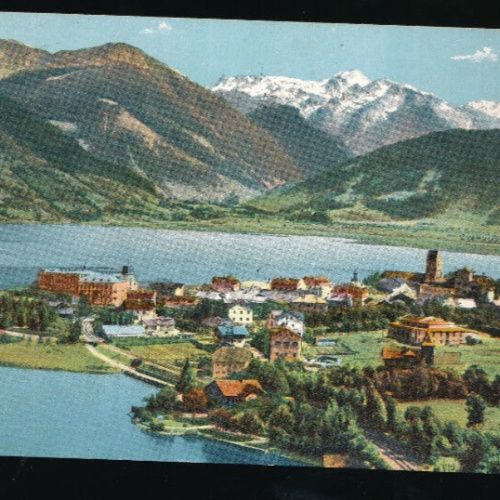 AK aus Zell am See mit Hohen Tauern Salzburg (5078)