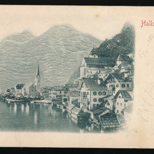 Relief-Karte aus Hallstatt Oberösterreich (5087)