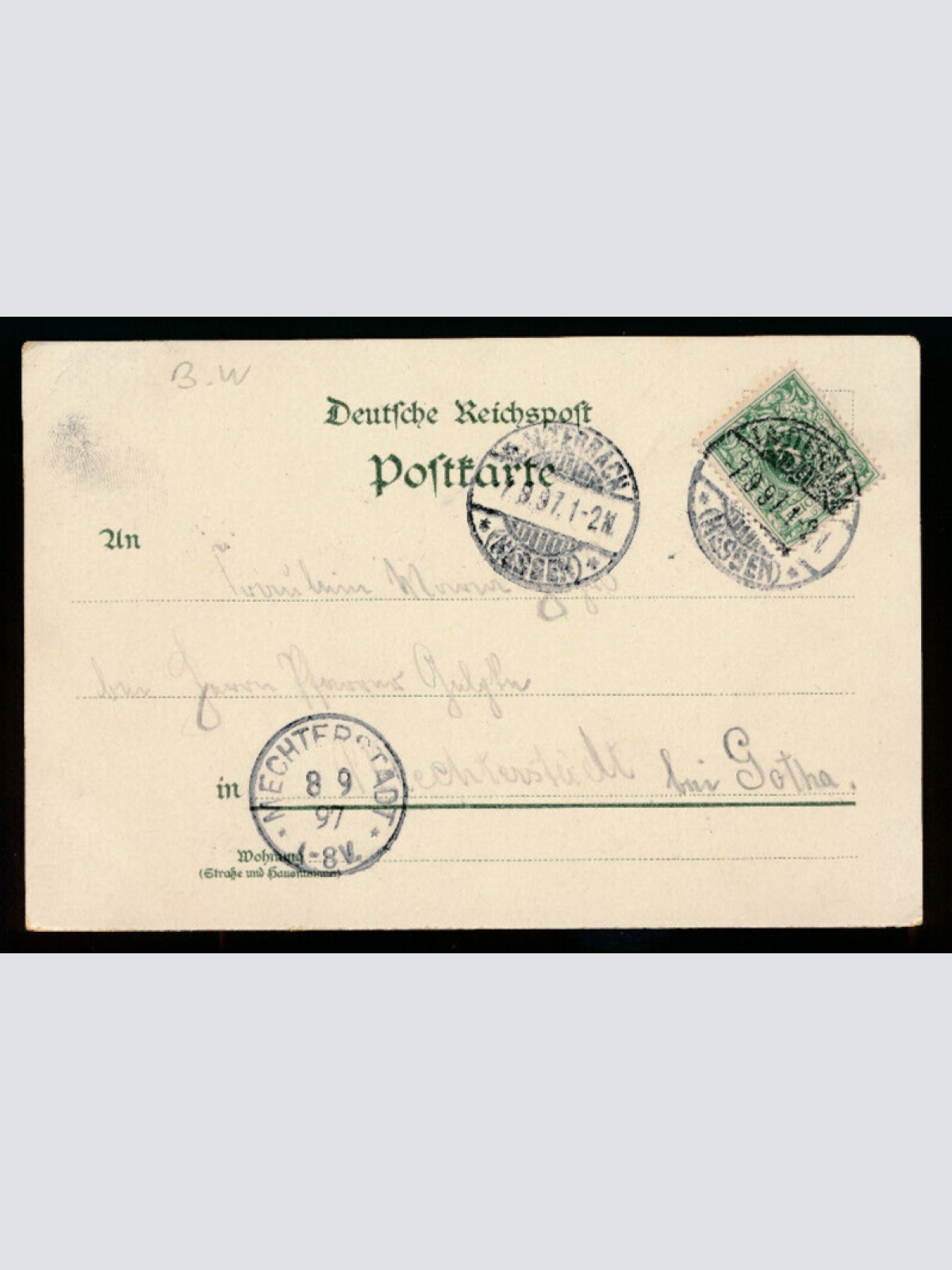 Litho - Karte gruss aus Waldenburg Baden - Württemberg (5069)