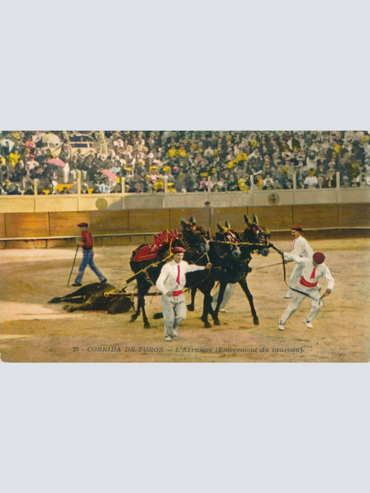 AK, Corrida de Toros, Stierkampf, L'Arrastre (S843)