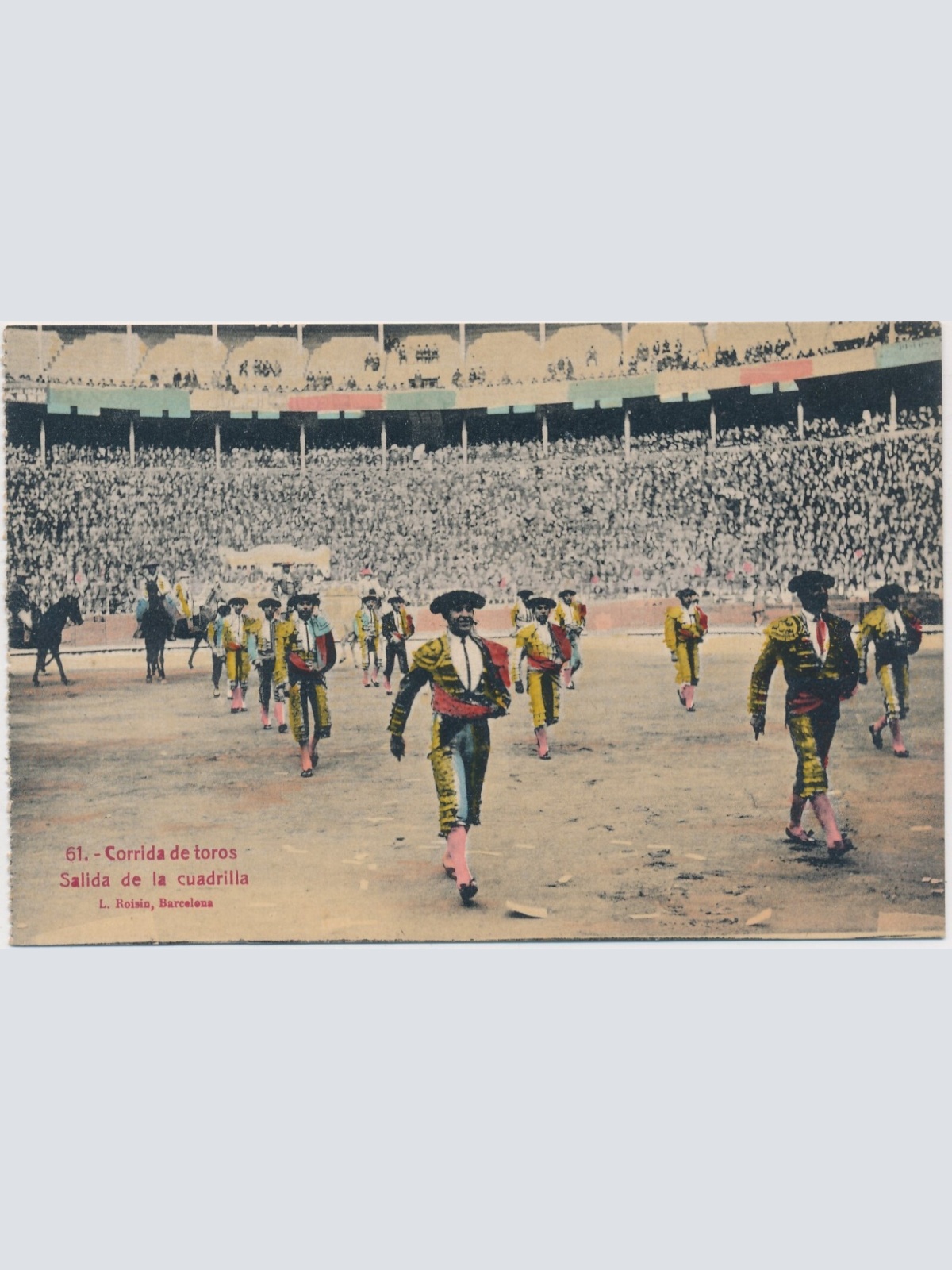 AK, Corrida de Toros, Stierkampf, Salida de la cuadrilla (S844)