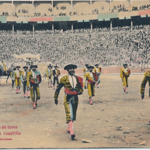 AK, Corrida de Toros, Stierkampf, Salida de la cuadrilla (S844)