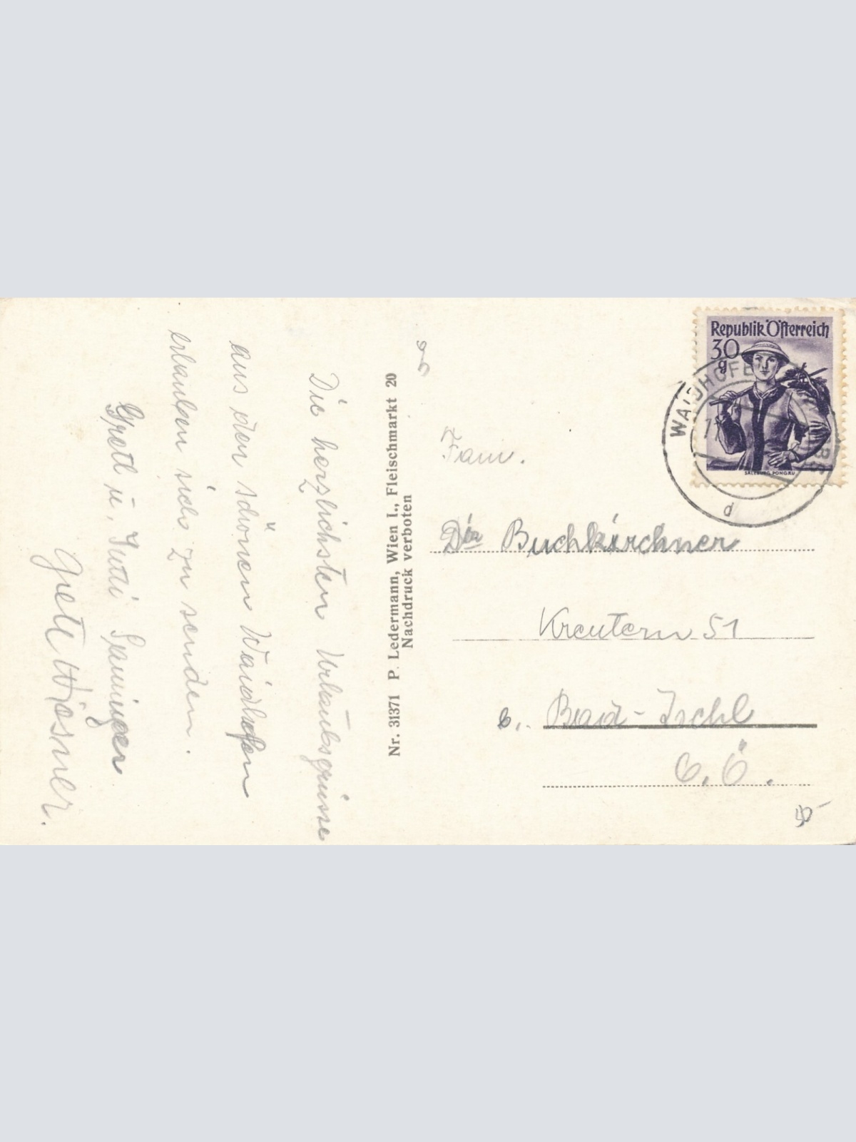 AK, Sommerfrische Waidhofen an der Ybbs, Niederösterreich (S848)