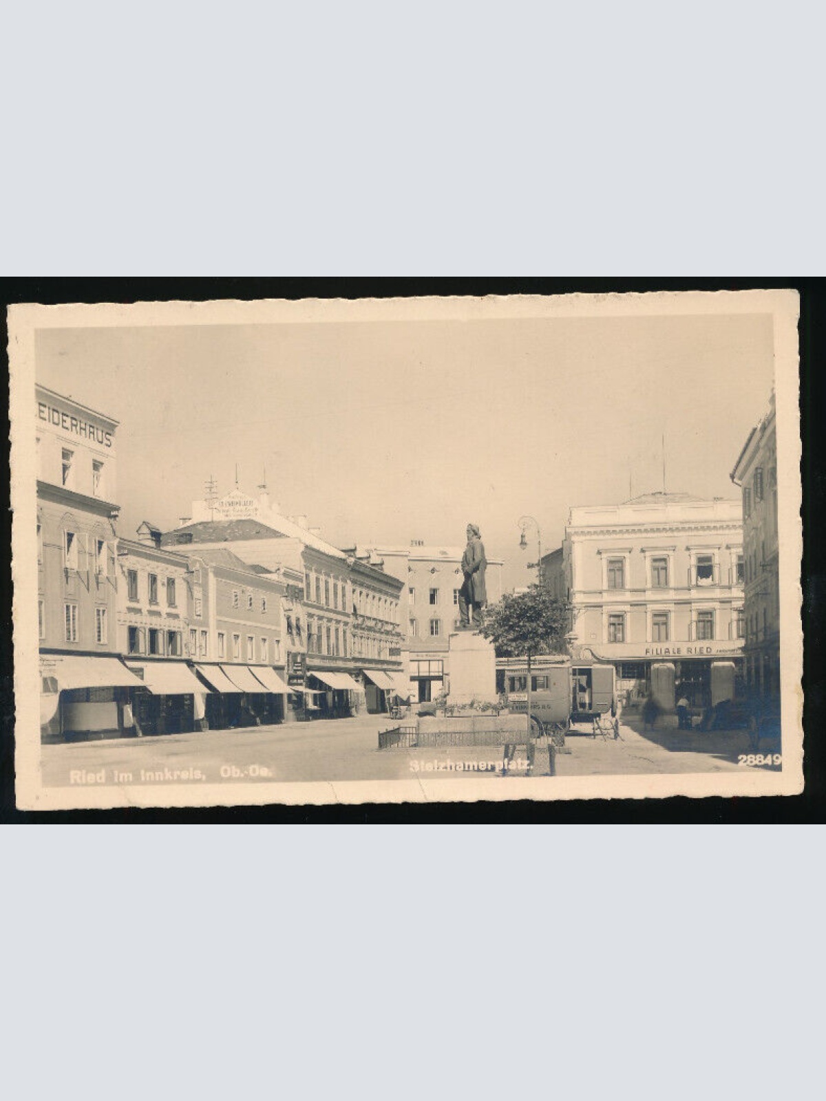 AK aus Ried im Innkreis Stelzhammerplatz Oberösterreich (5092)