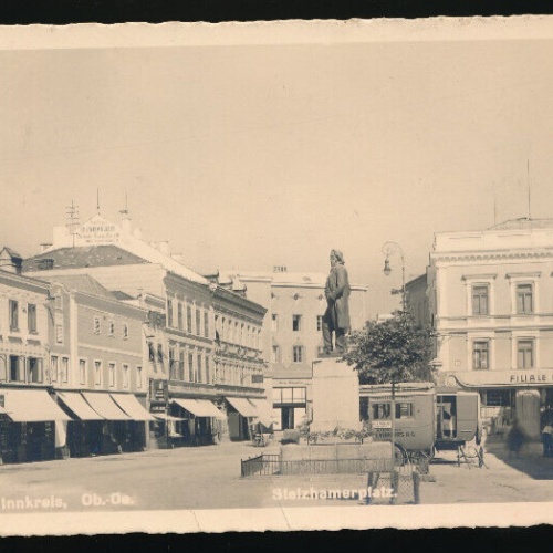 AK aus Ried im Innkreis Stelzhammerplatz Oberösterreich (5092)