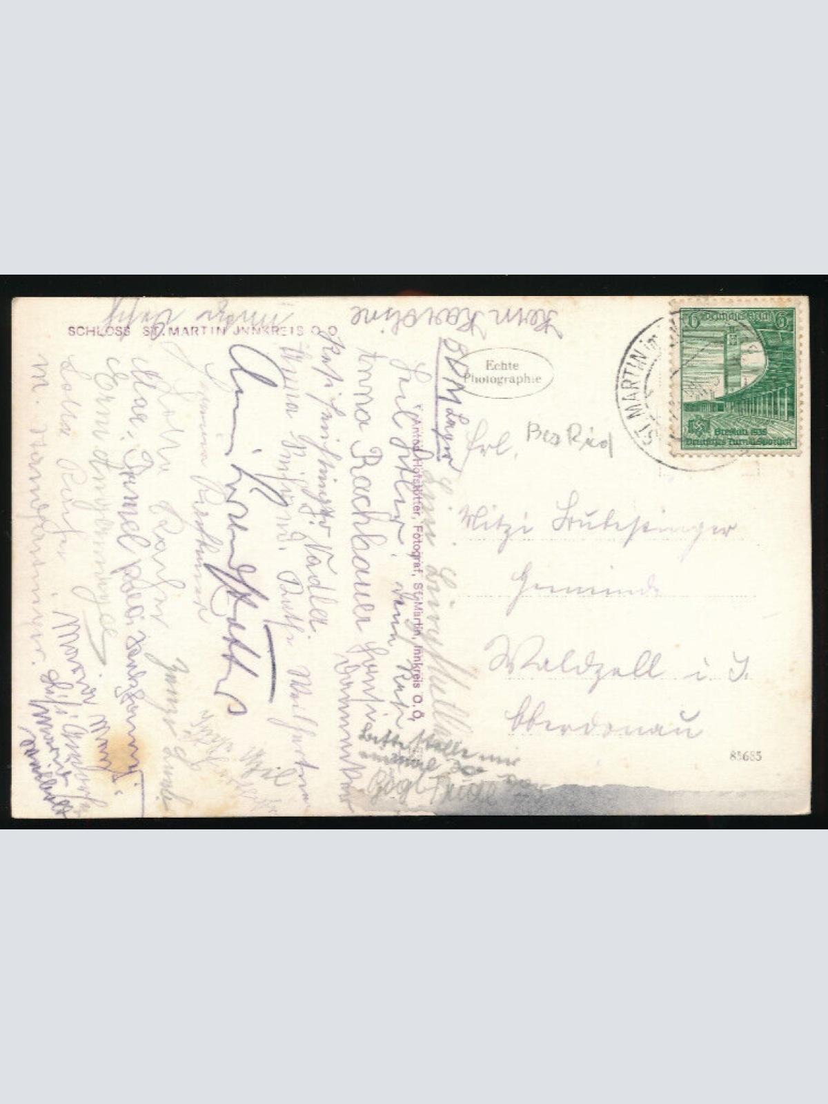 AK aus St. Martin mit Schloss Oberösterreich (4957)