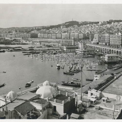 AK, Alger, Vue generale sur le port, Algerien (S665)
