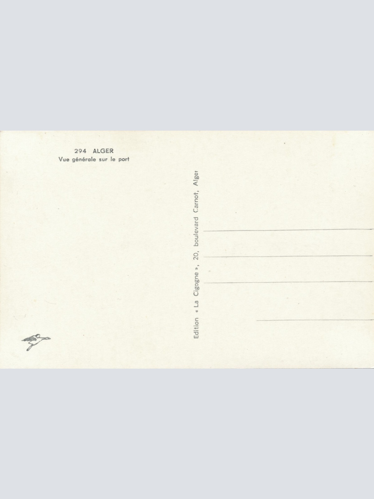 AK, Alger, Vue generale sur le port, Algerien (S665)