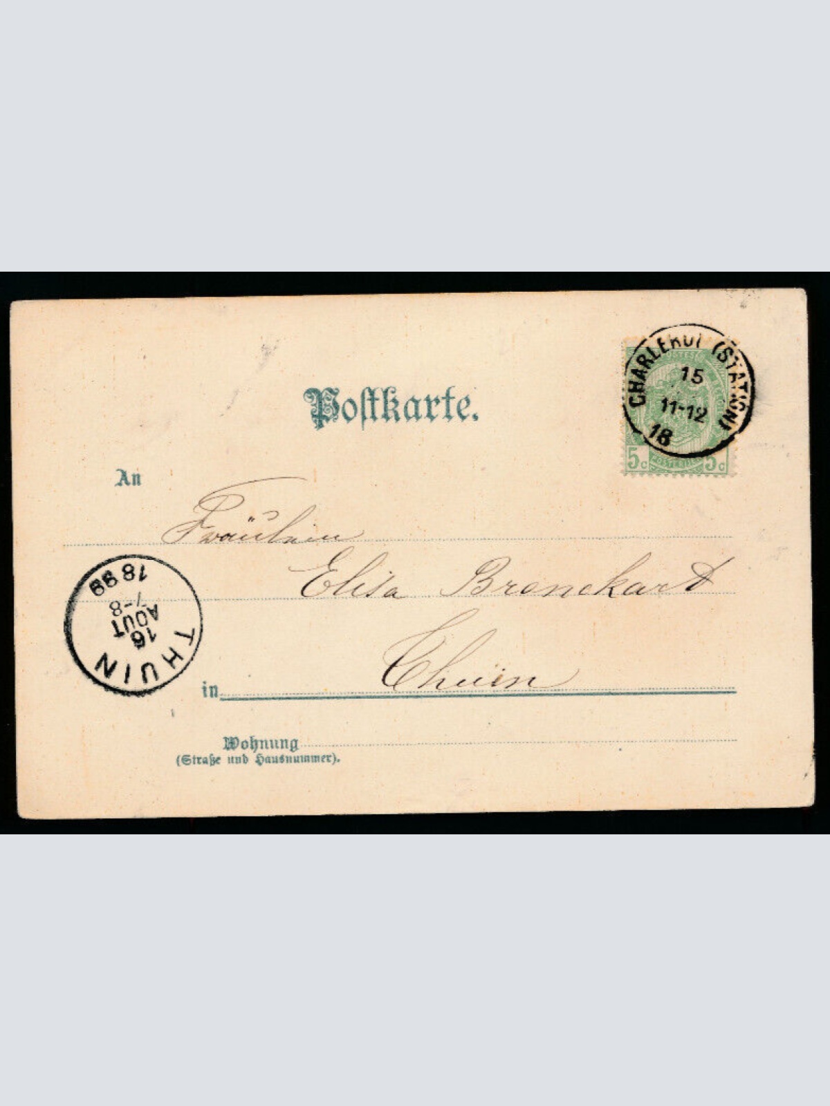 Litho - Karte von Charles Dickens Amerikanischer Schriftsteller (4881)