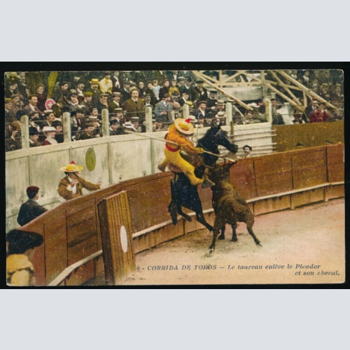 AK aus Frankreich Stierkampf - Corrida de Toros (4893)