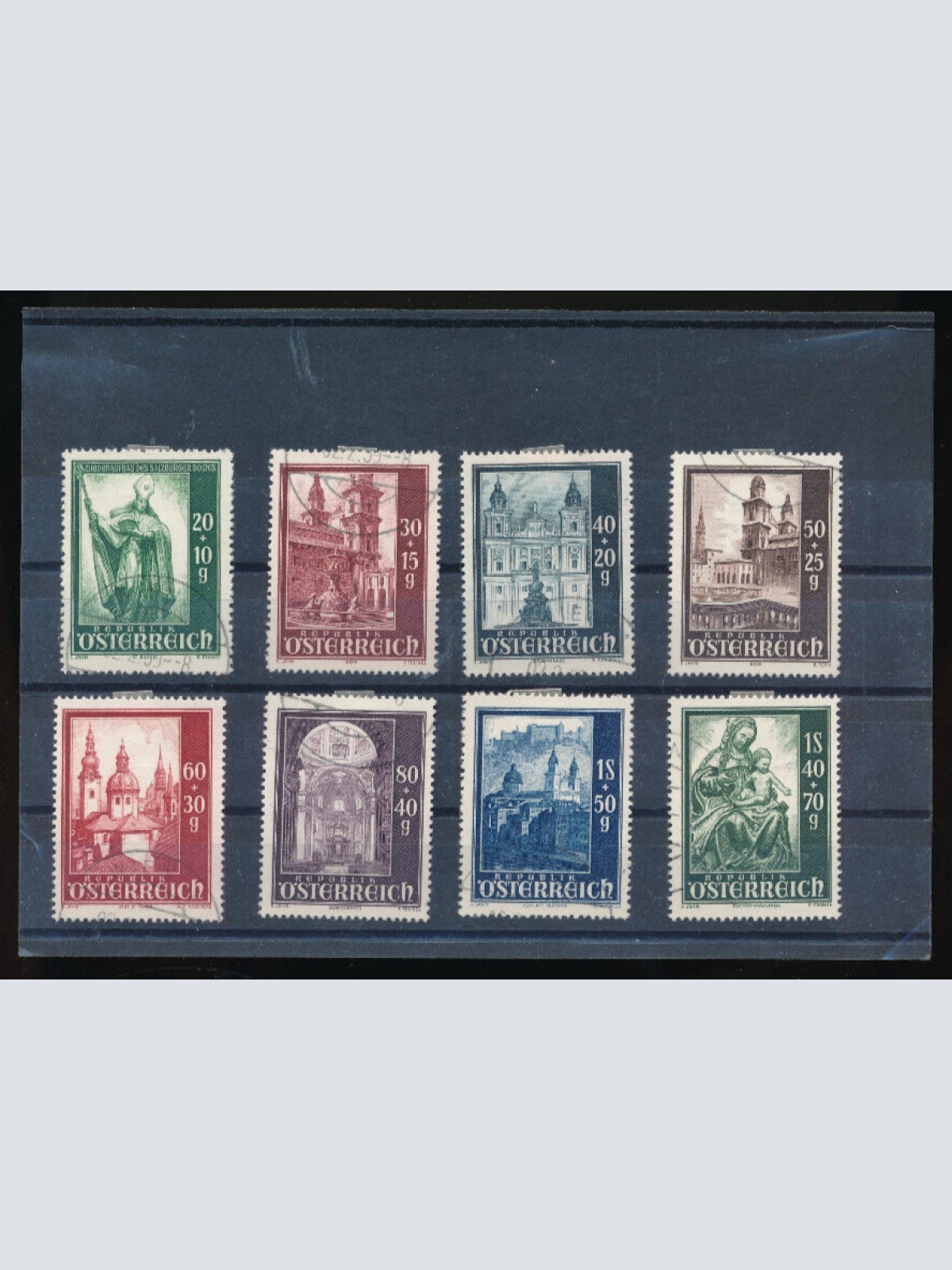 Salzburger Dom Serie 1948 ANK 931 - 938 postfrisch (4977)