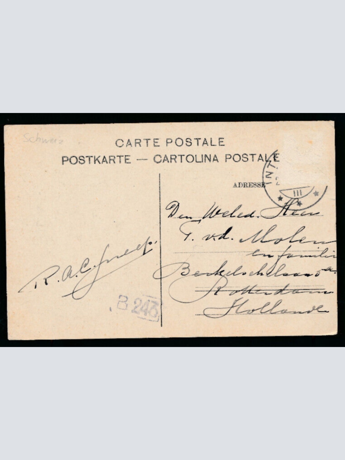 AK vom Eigergletscher und Mönch Schweiz (4627)