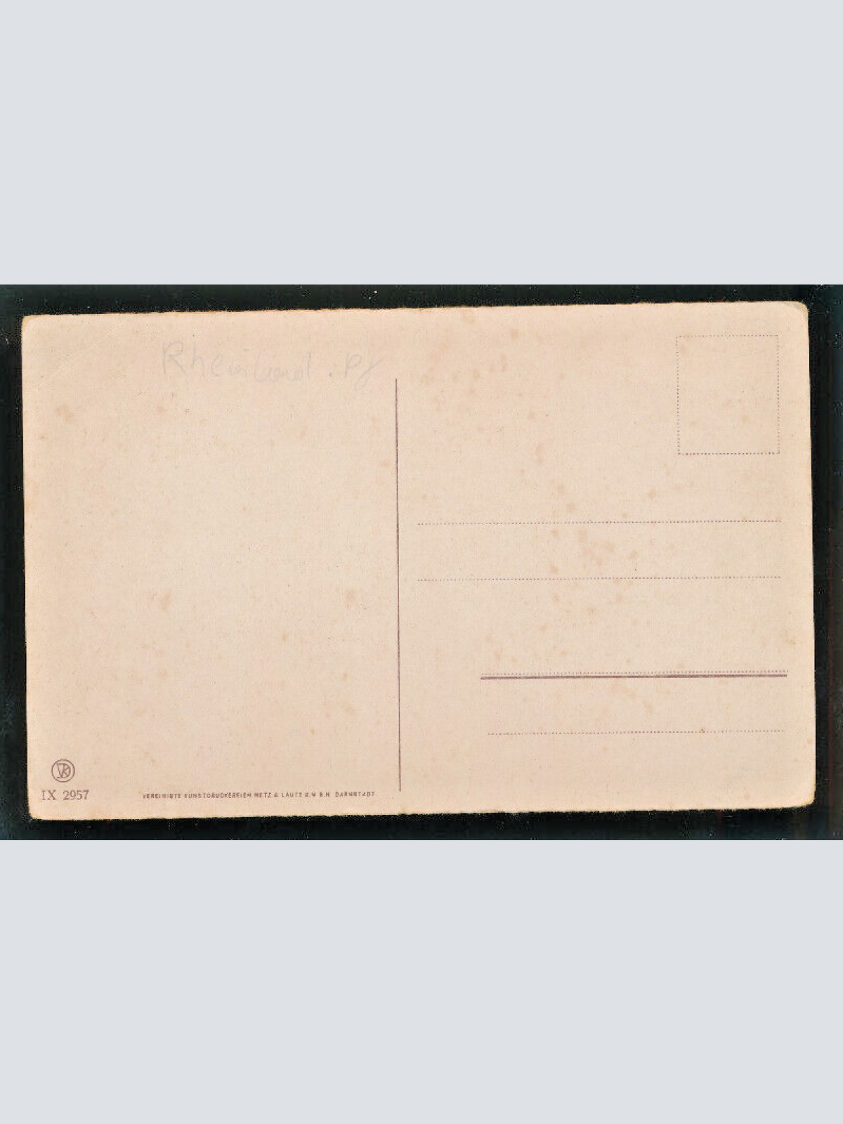 AK aus Caub m . Pfalz Rheinland - Pfalz (5204)