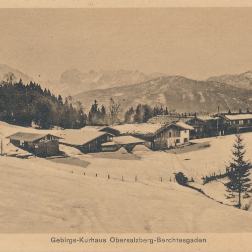 AK, Gebirgs-Kurhaus Obersalzberg-Berchtesgaden, Bayern (S1003)