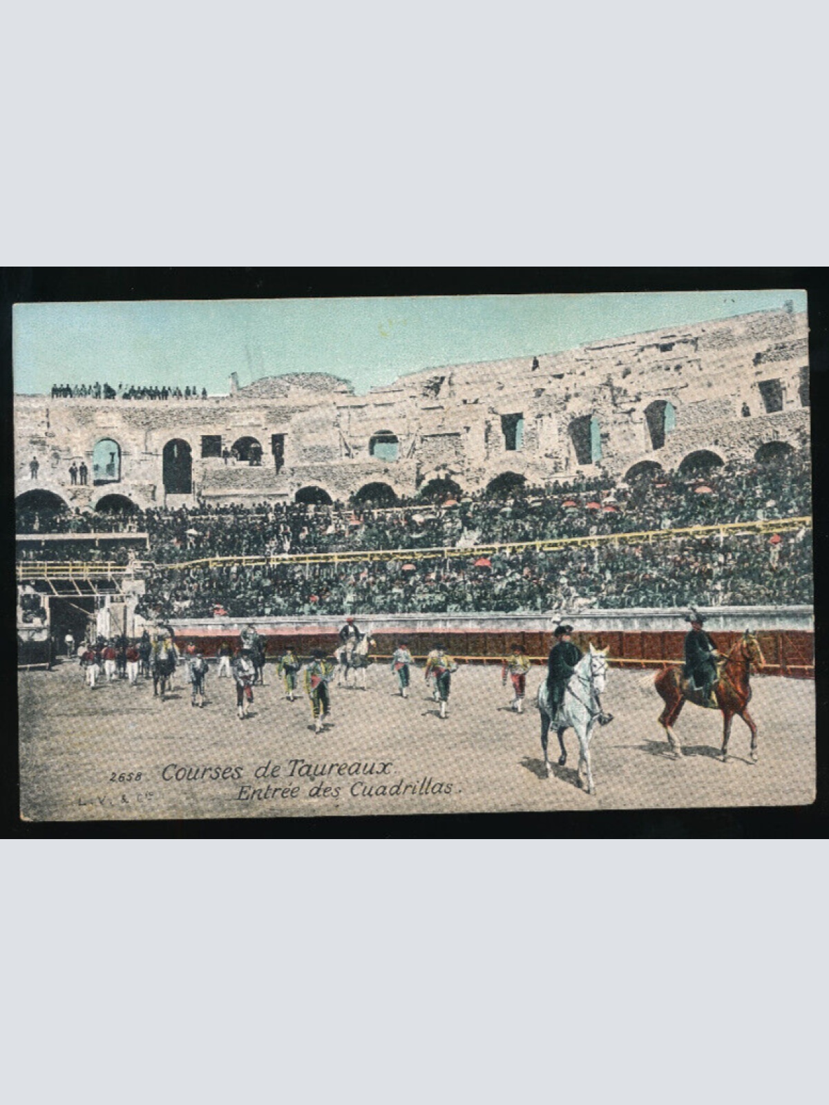 AK aus Frankreich Stierkampf - Courses de Taureaux Entree des Cuadrillas (4895)