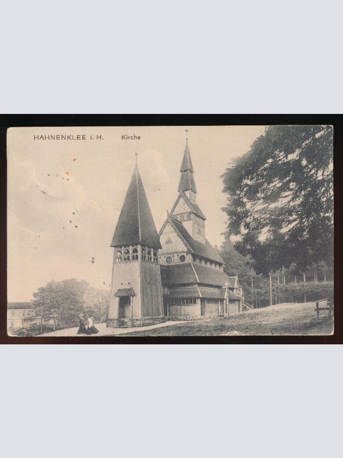 AK aus Hahnenklee mit Kirche Niedersachsen (5213)