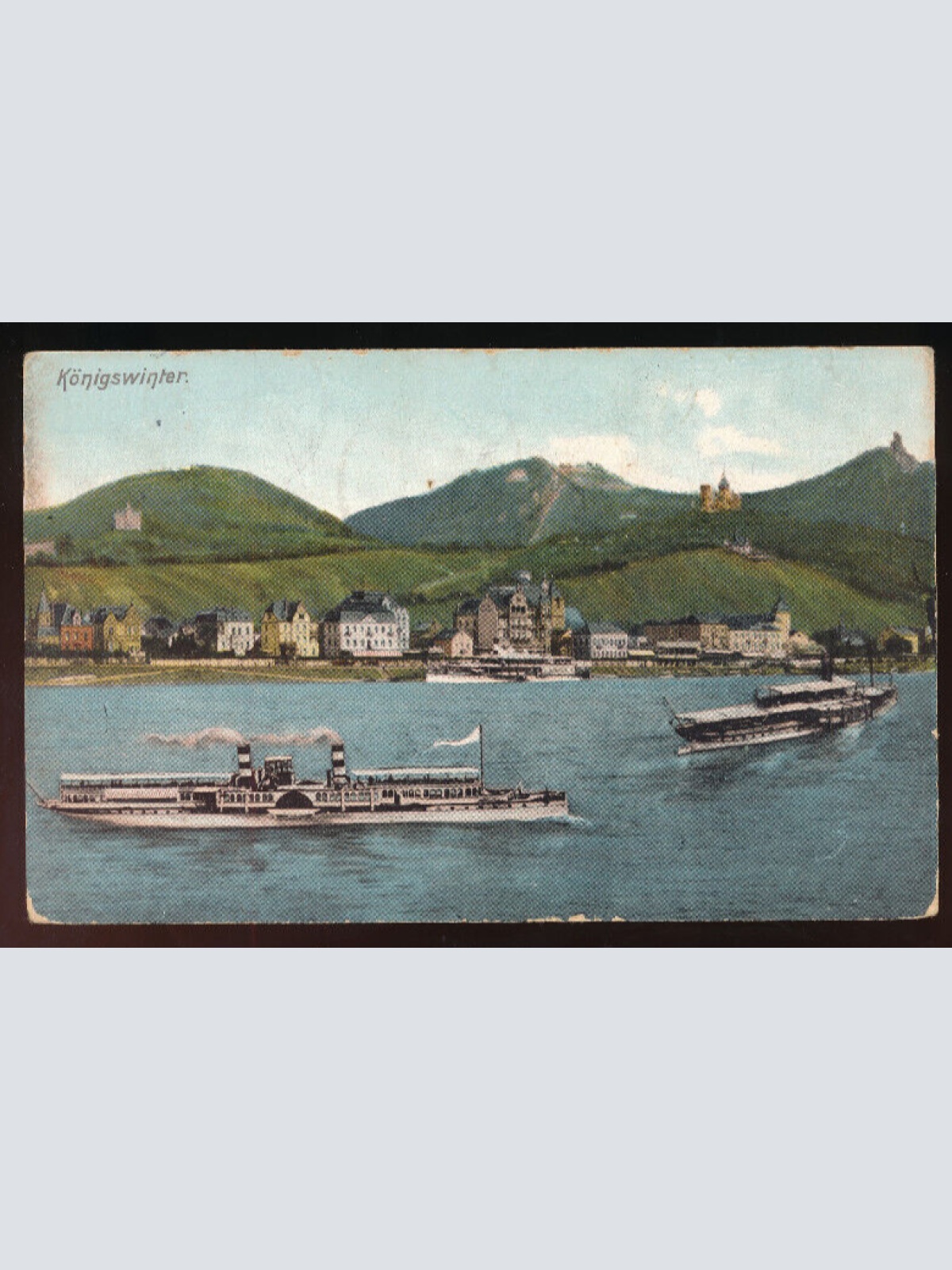 AK aus Königswinter mit Dampfer Nordrhein - Westfalen (5217)