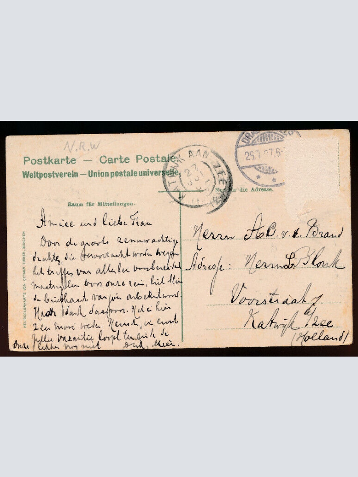 AK aus Königswinter mit Dampfer Nordrhein - Westfalen (5217)