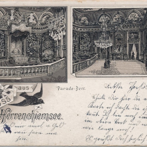 AK, Gruß aus Herrenchiemsee, Bayern (S717)