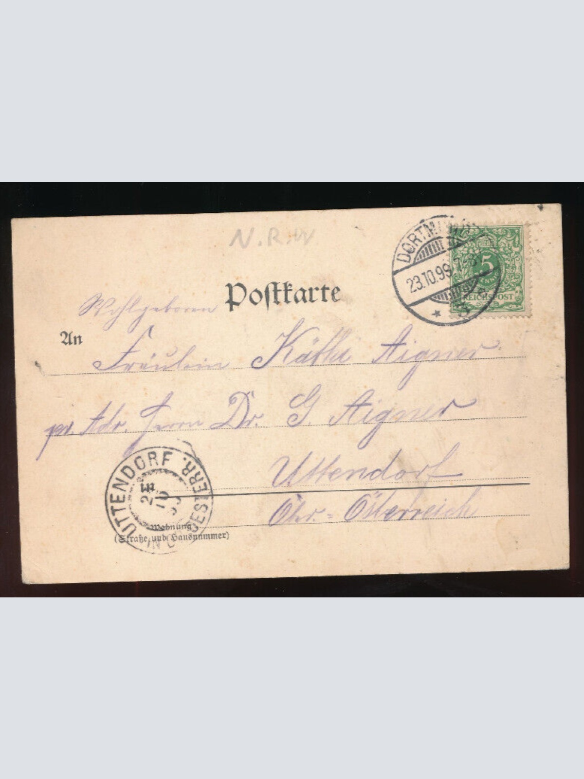 AK gruss aus Dortmund mit Buschmühle Nordrhein - Westfalen (5220)