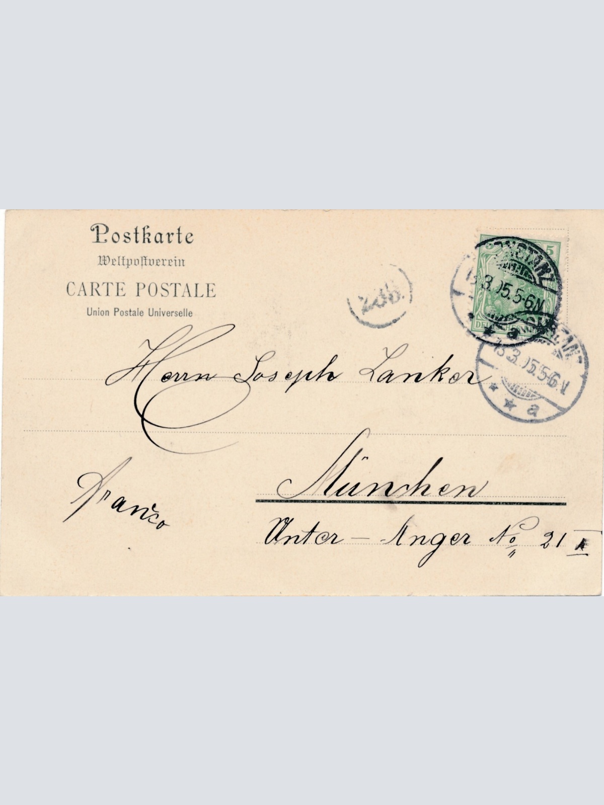 AK, Konstanz von Kreuzlingen aus, Baden-Württemberg (S685)