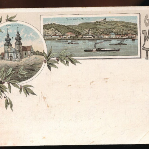 Litho - Karte gruss aus Maria Taferl Niederösterreich (4943)
