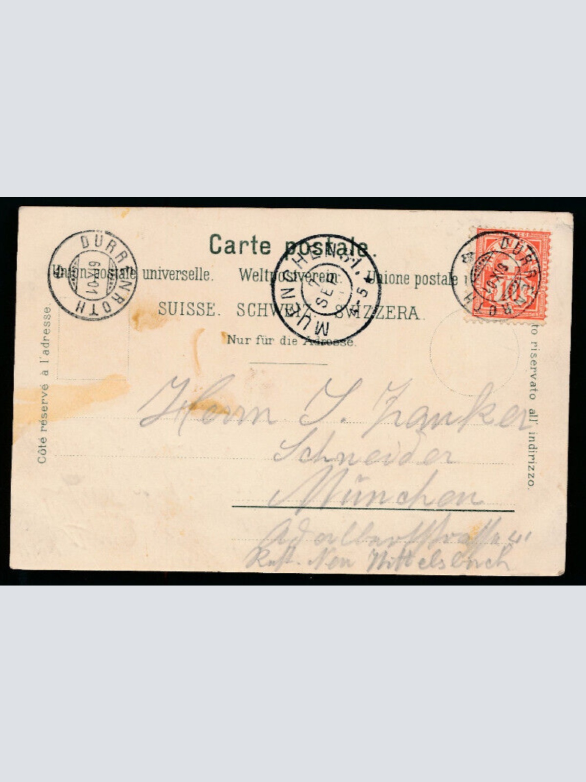 Litho - Karte Souvenir Militare - Soldatengruss Schweiz (4622)