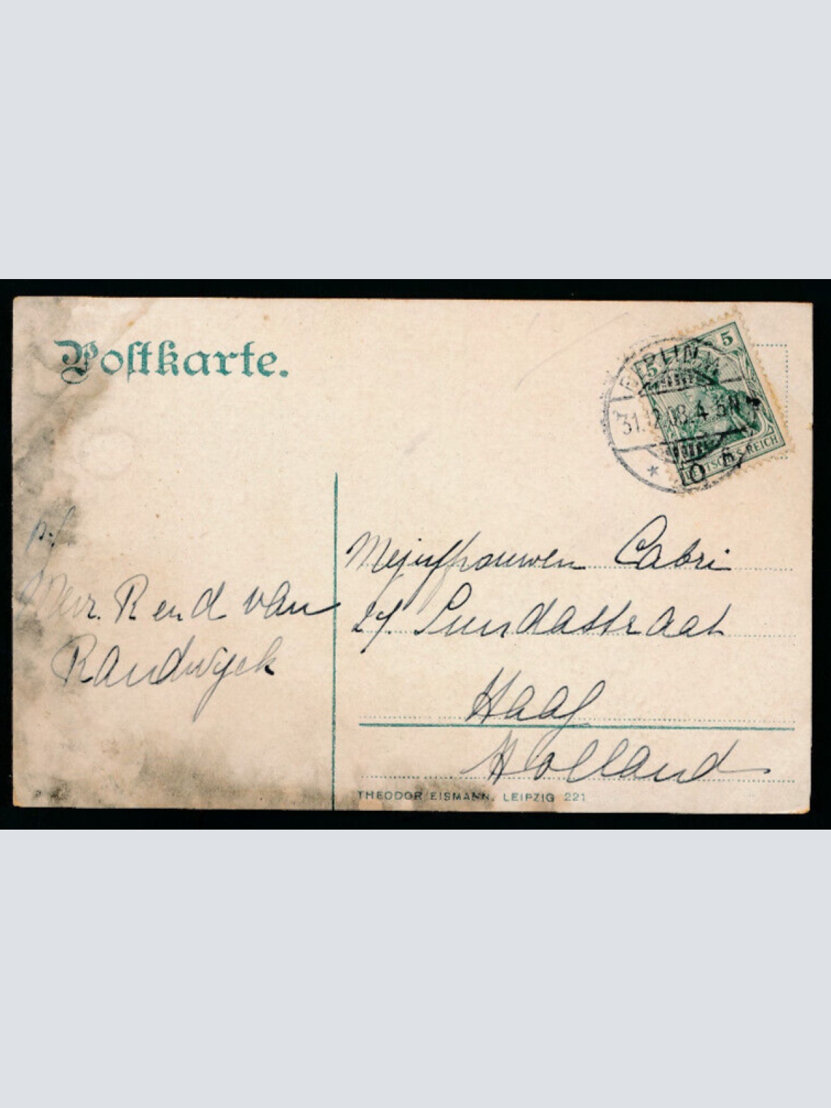 AK aus Berlin mit Kaiser Friedrich Museum Berlin (5178)