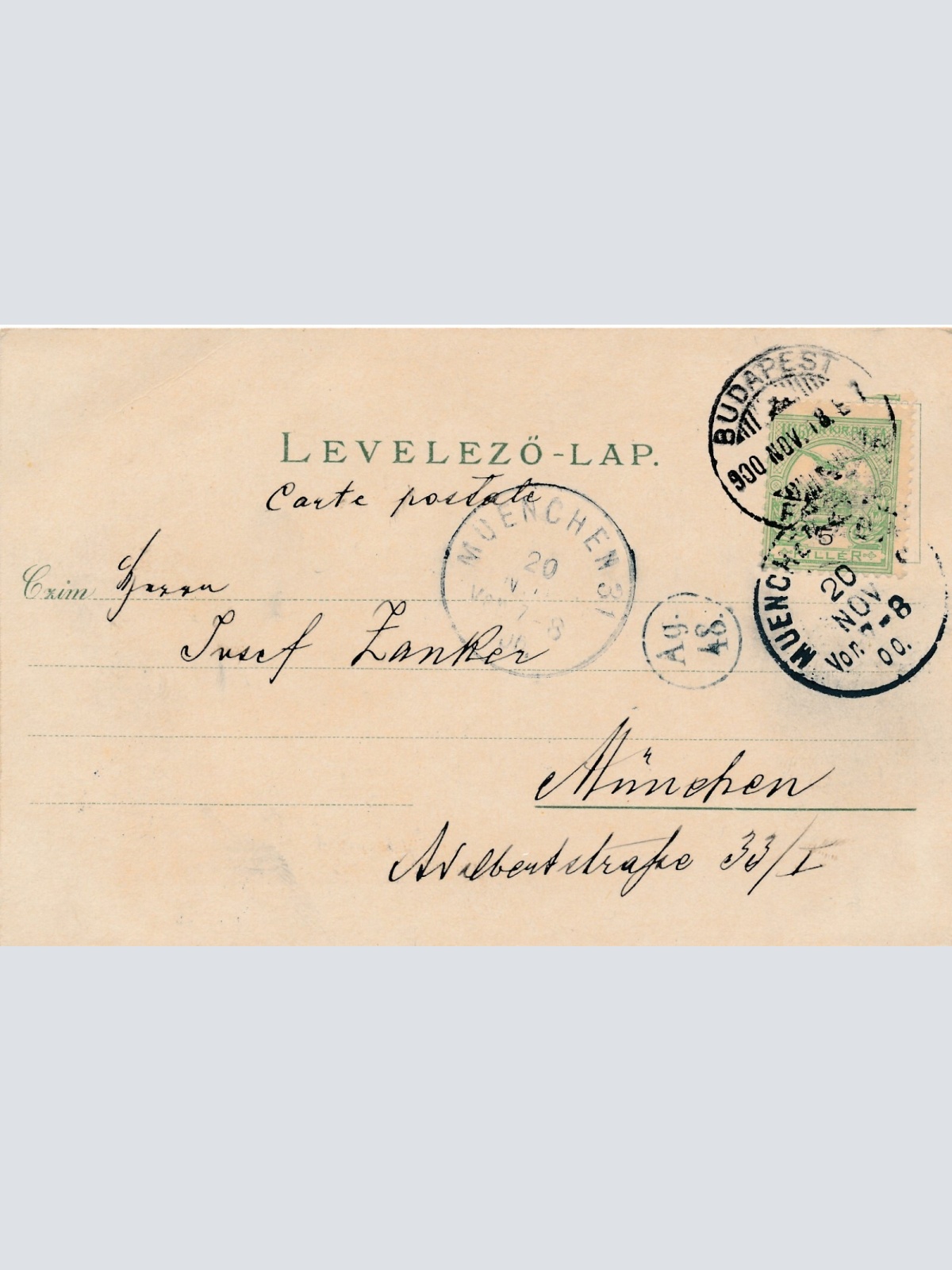 AK, Budapest, Franz Josefsplatz, Ungarn (S694)