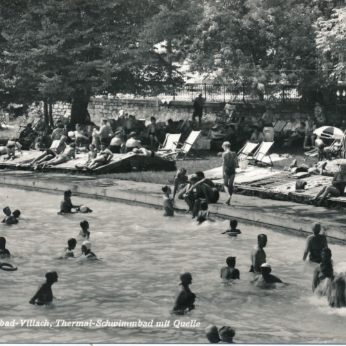 AK, Kurort Warmbad - Villach, Thermal Schwimmbad mit Quelle , Kärnten (S698)