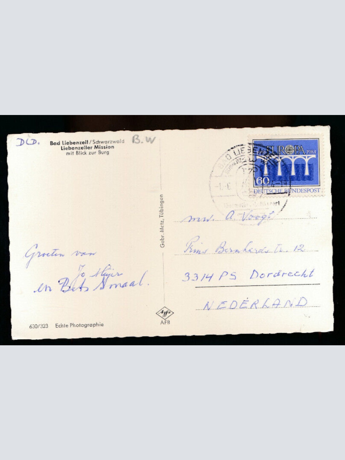 AK aus Bad Liebenzell Baden - Württemberg (5199)