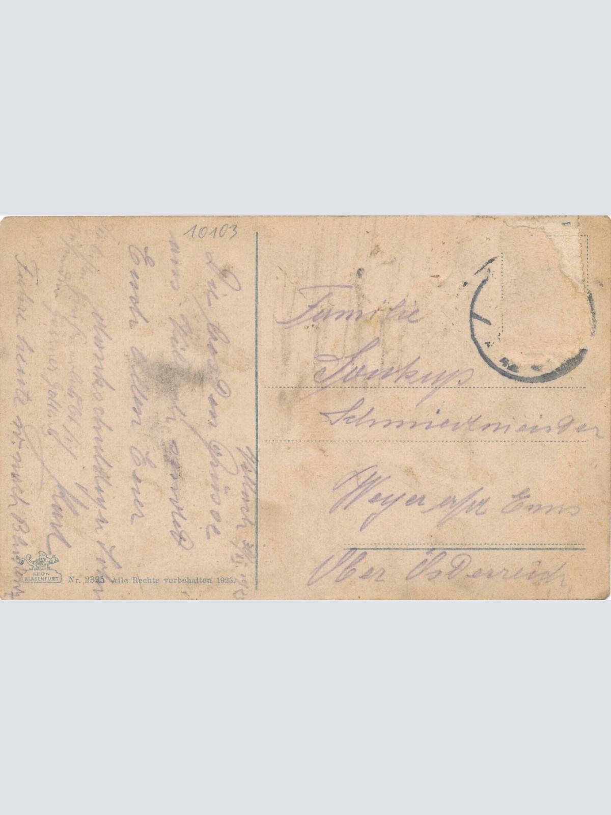 AK, Villach mit Mittagskogel, Kärnten (S700)